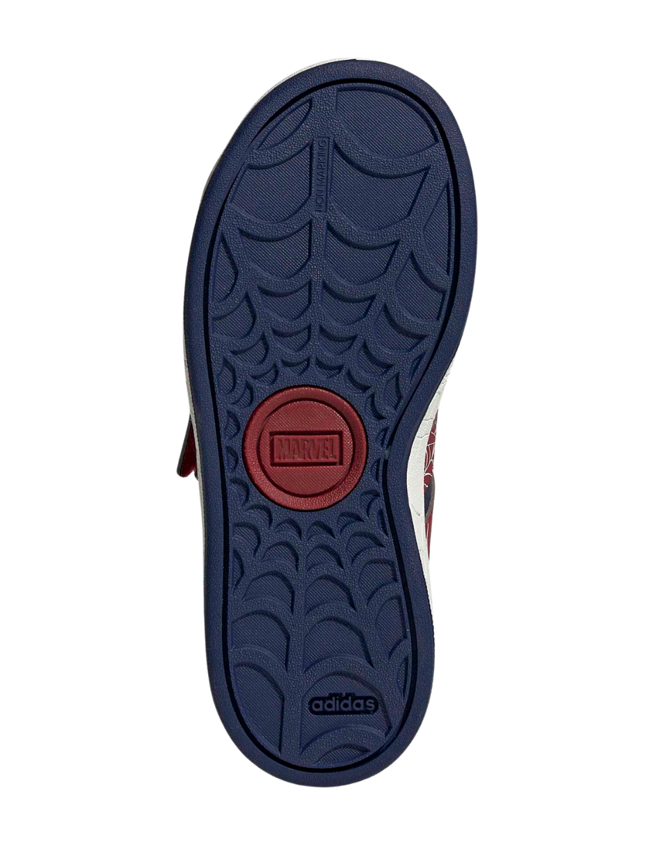 TENIS ADIDAS GRAND COURT SPIDER-MAN EL K AZUL PARA NIÑO