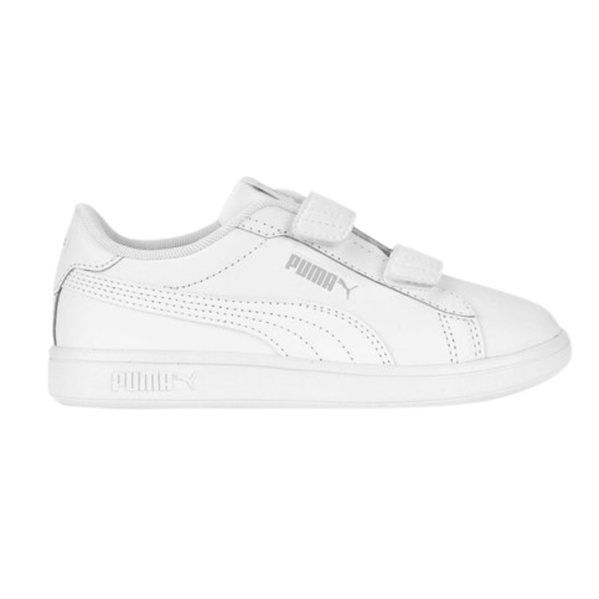 Tenis Puma Smash 3.0 L Blanco para Niños (Unisex)