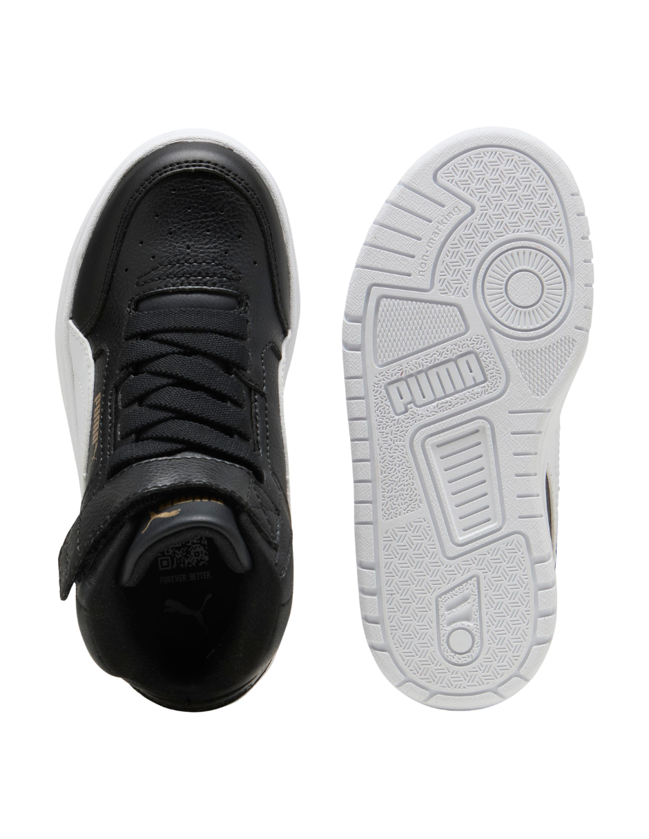 Tenis Puma Shuffle Downtown Mid AC+ PS Negros para Niño