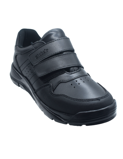 Zapato Chabelo Escolar Dos Velcros Negros para Niño