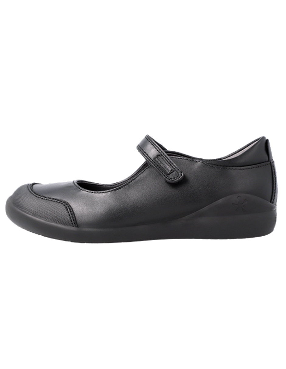 Zapato Biomecanics Escolar Piel Puntera Negros para Niña