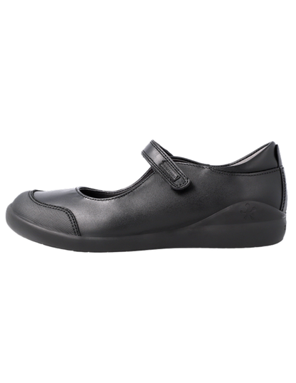 Zapato Biomecanics Escolar Piel Puntera Negros para Niña