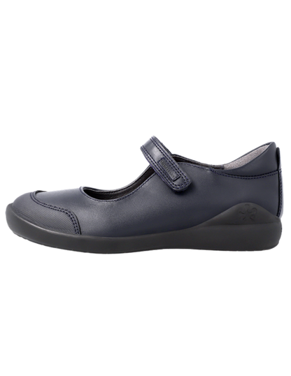 Zapato Biomecanics Escolar Piel Puntera Marino para Niña