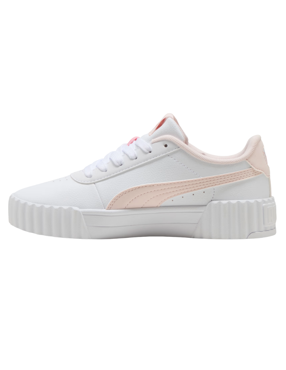 Tenis Puma Carina 3 Floral Jr Blancos para Niña