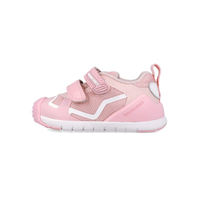 Tenis Niña Rosa con Doble Velcro y Puntera Reforzada - BIOMECANICS