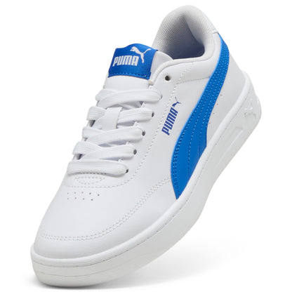 Tenis Puma Court Classic Clean JR Blancos para Niño