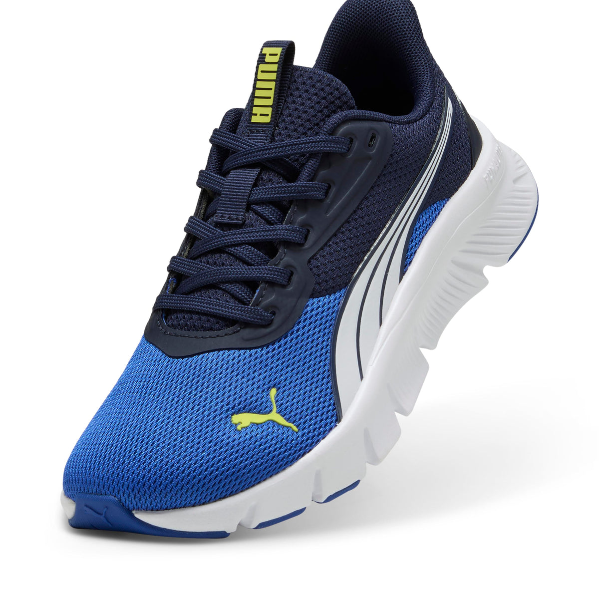 Tenis Puma Flexfocus Lite Modern JR Azules para Niño