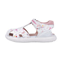 Sandalia Niña Mari Piel Estampada con Velcro - BIOMECANICS
