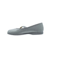 Zapato de niña tipo salón en color plata con elásticos – Pekis