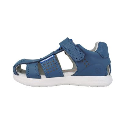 Sandalia Niño Velcro Básica Azul - BIOMECANICS
