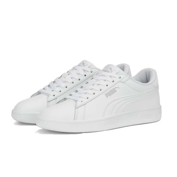 Tenis Puma Smash 3.0 L Blancos para Niños (Unisex)