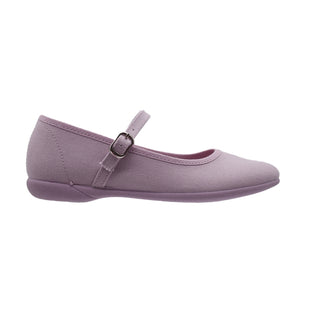 Zapato de niña con hebilla en piqué lila – Pekis