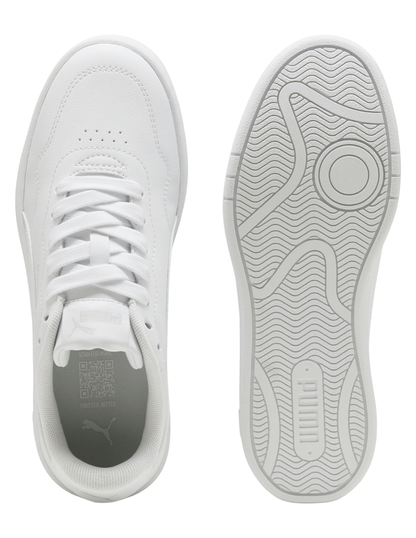 Tenis Puma Court Lally JR Blancos para Niños(Unisex)