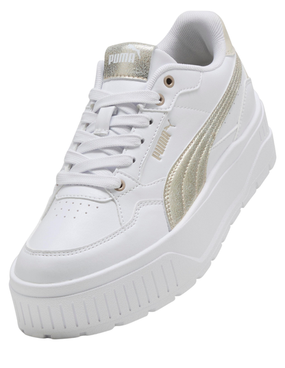 Tenis Puma Karmen II Idol Metallic Whisper Blancos para Mujer