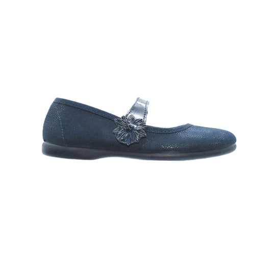Zapatos de niña con correa y velcro azul marino – Tokolate