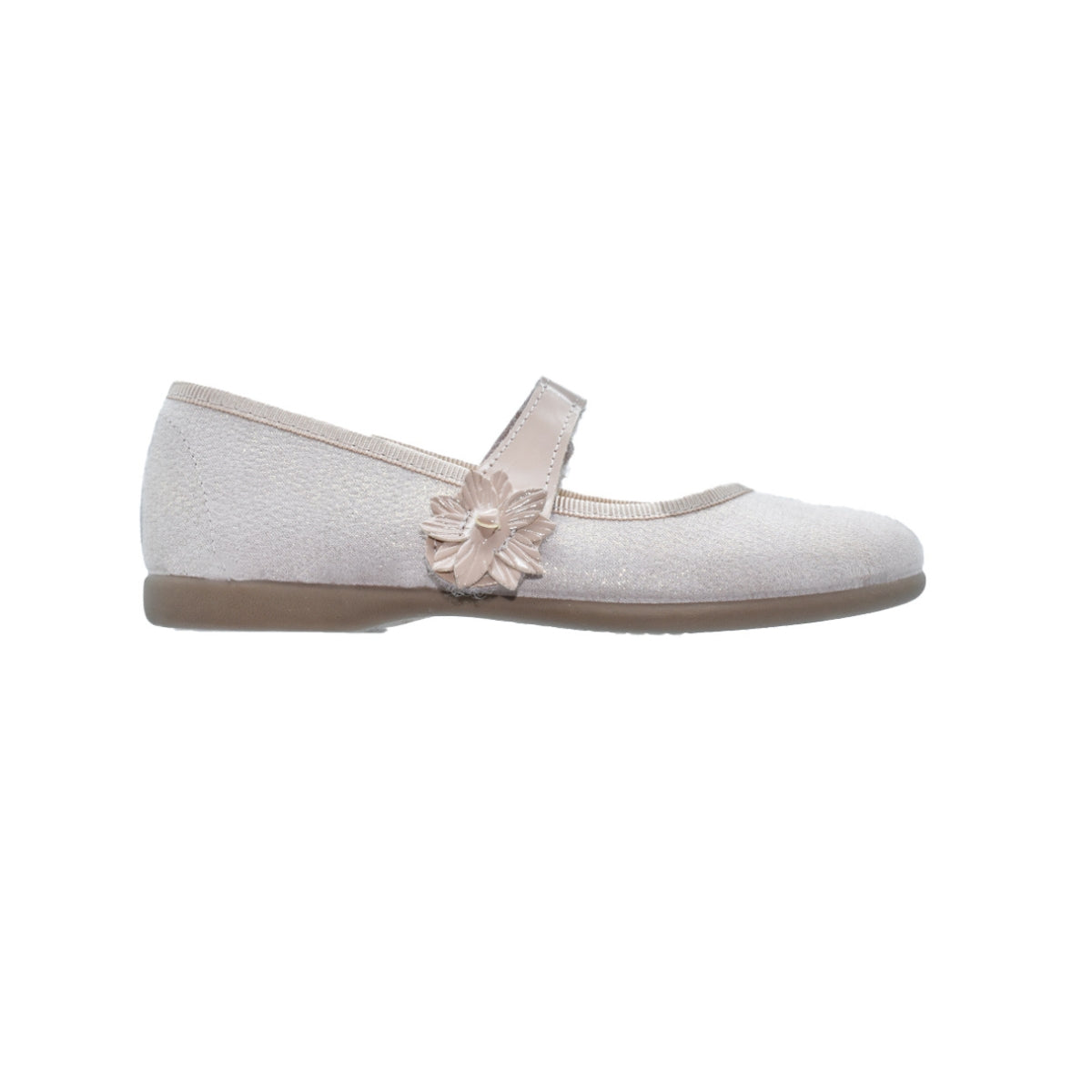 Zapatos de niña con velcro y flor decorativa – Tokolate