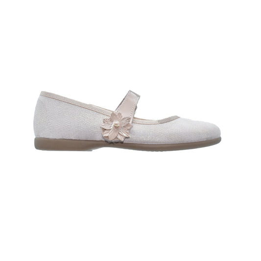 Zapatos de niña con velcro y flor decorativa – Tokolate