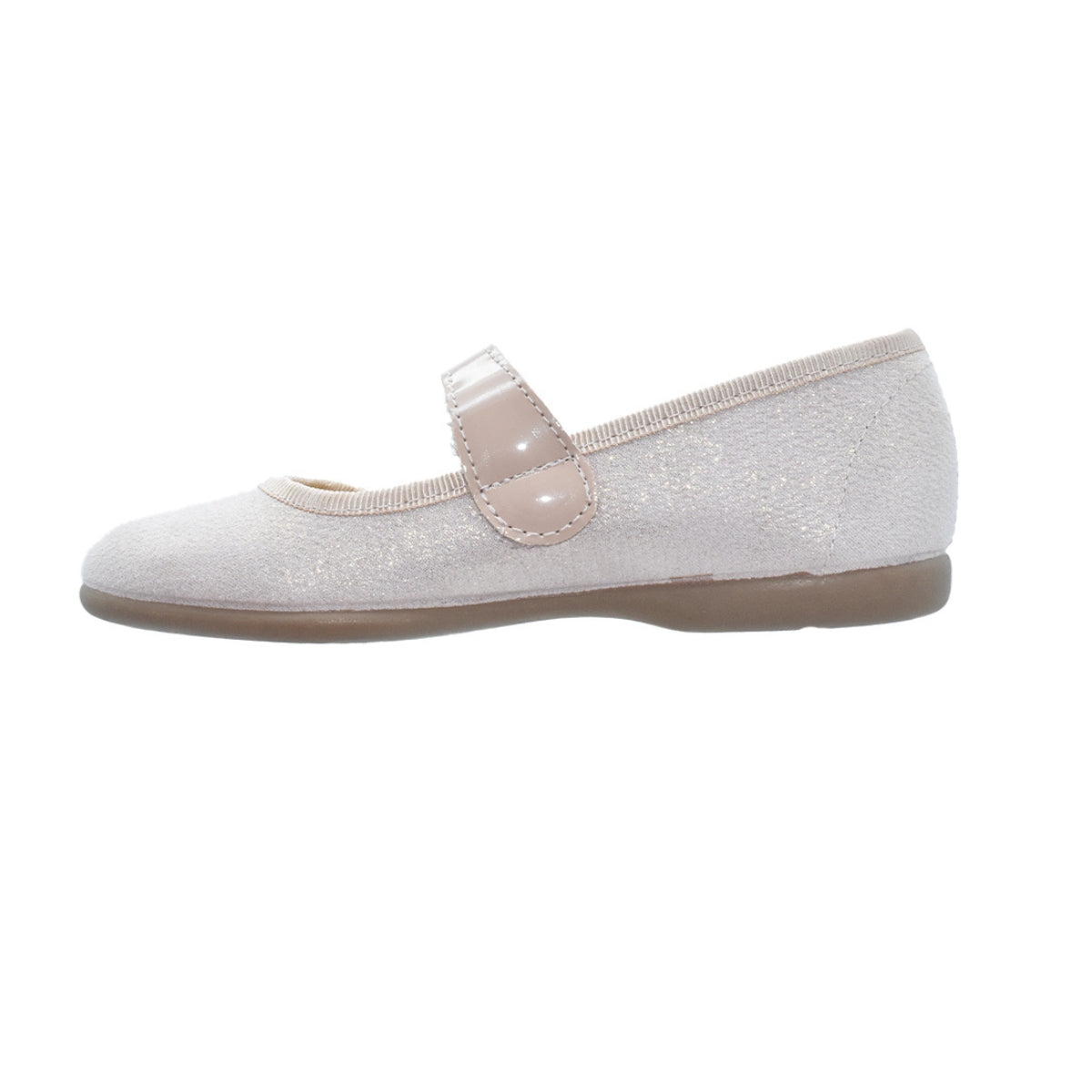 Zapatos de niña con velcro y flor decorativa – Tokolate