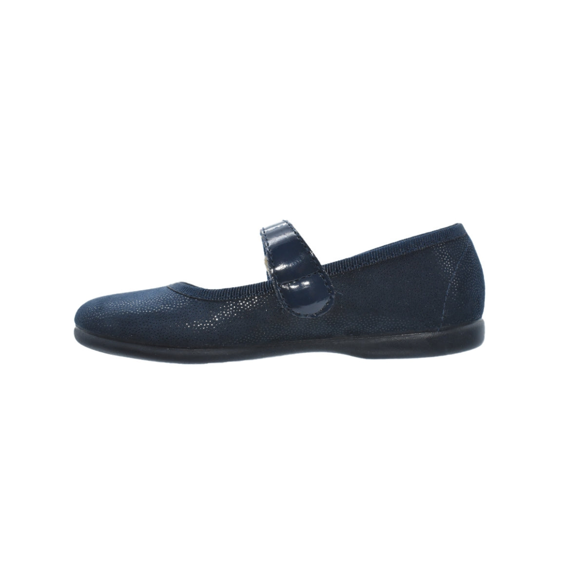 Zapatos de niña con correa y velcro azul marino – Tokolate
