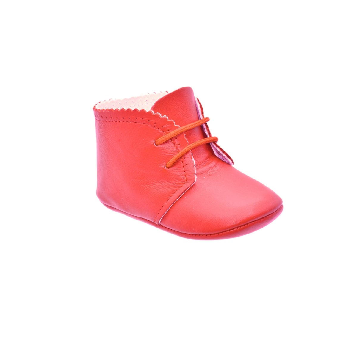 Botita de bebé en piel con agujeta – PEKIS