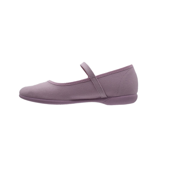 Zapato de niña con hebilla en piqué lila – Pekis