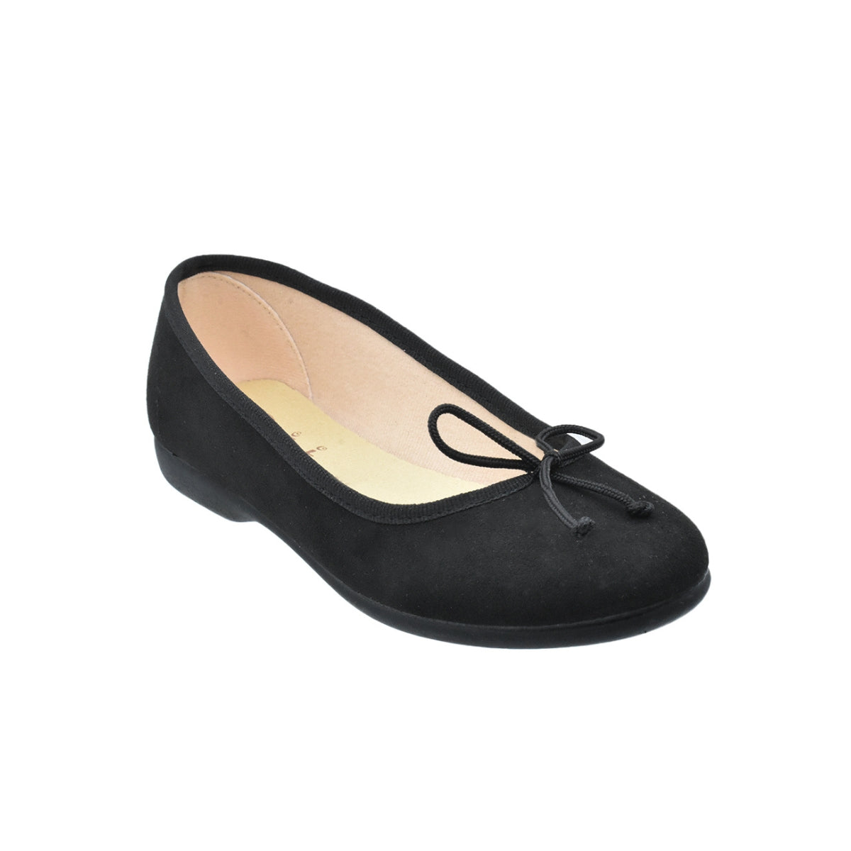 Bailarina de niña en serratex negro con lazo – Tokolate