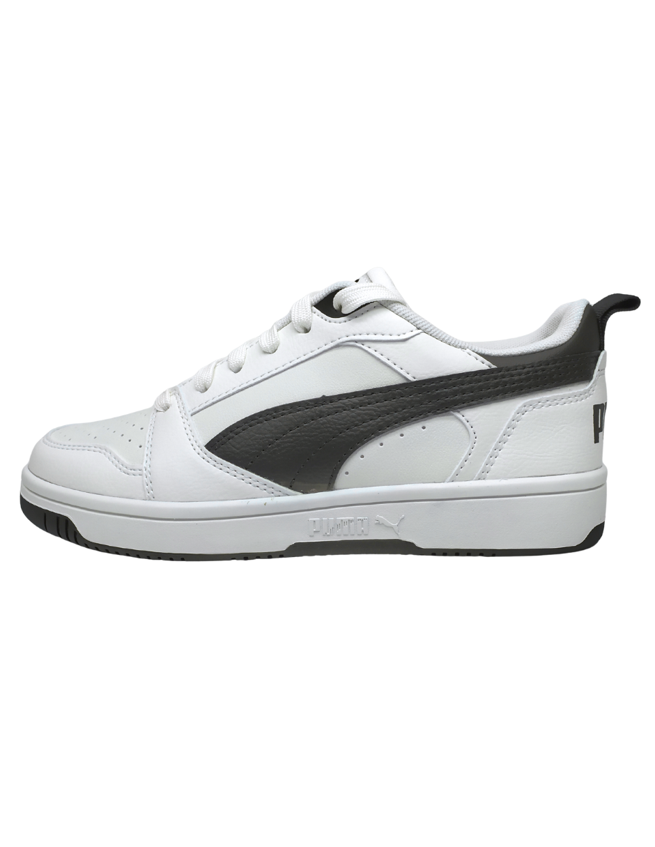 Tenis Puma Rebound V6 LO JR Blancos para Niño