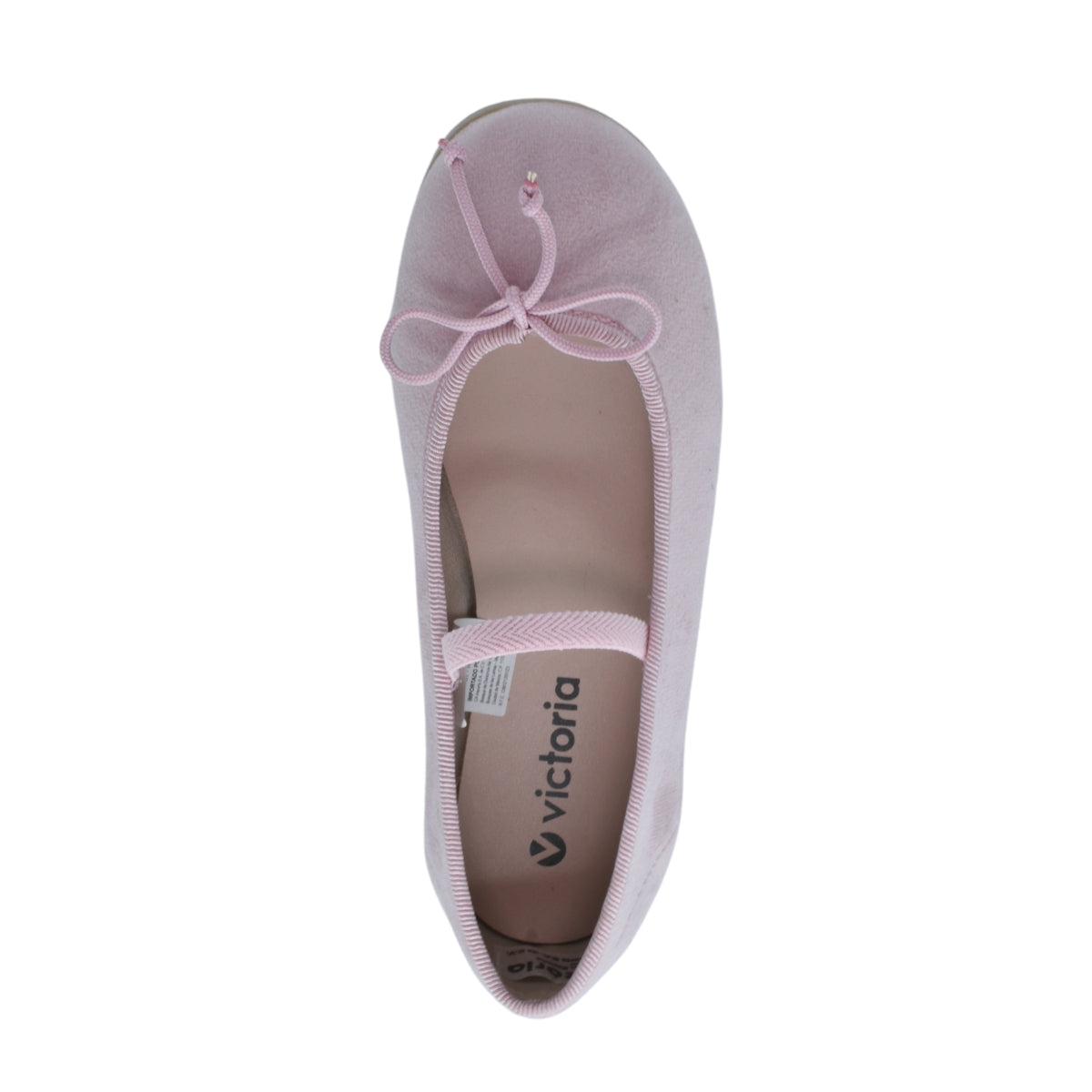 Zapato niña Bailarina Elástico Rosa- VICTORIA