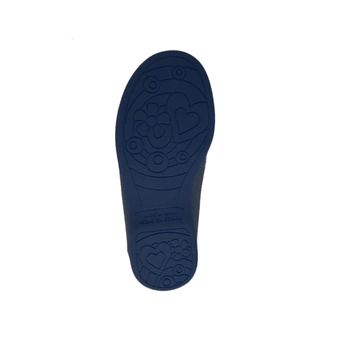 Zapato de niña en lona azul marino con elásticos cruzados – Pekis