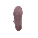 Zapato de niña con hebilla en piqué lila – Pekis