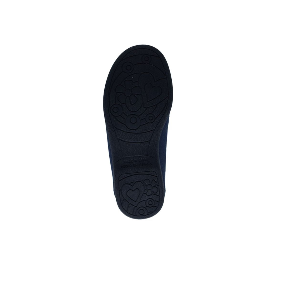 Zapato de niña con cintas en lona azul marino – Pekis