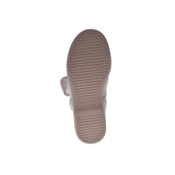 Zapatos de niña en lino con moño de tul – Tokolate