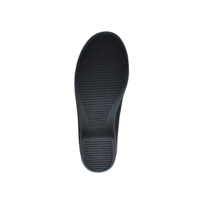 Balerinas Tokolate en Serratex Negro con Lazo para Niña