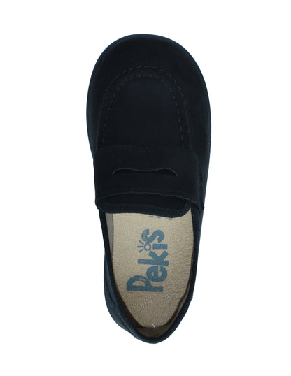 Zapato Niño Mocasín Serratex Negro -Pekis