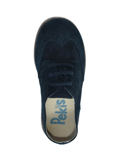 Zapatos de Vestir Pekis Azul Marino para Niño