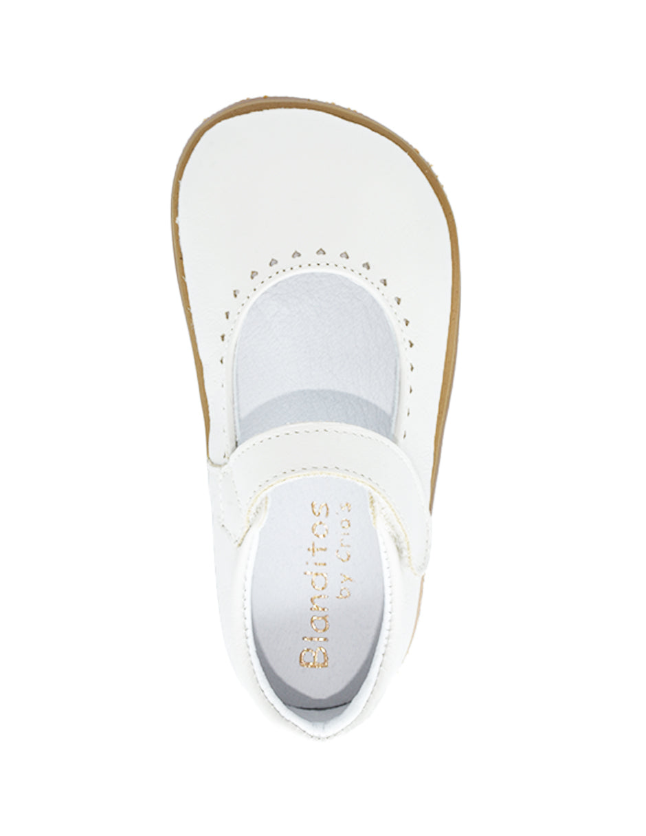 Blanditos Barefoot Blanco Niña