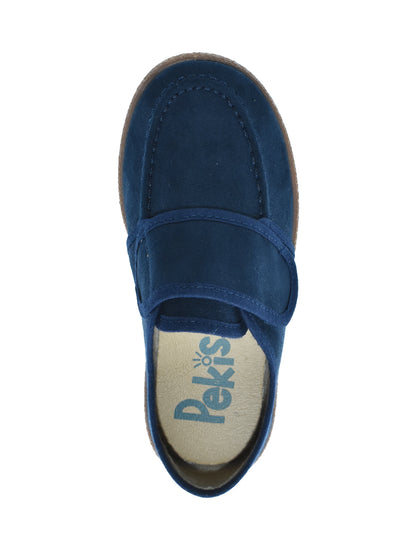 Zapatos Náutico Pekis en Serratex Azul para Niño