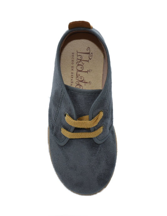 Bota Niño /Bluche / Serratex Gris -Tokolate