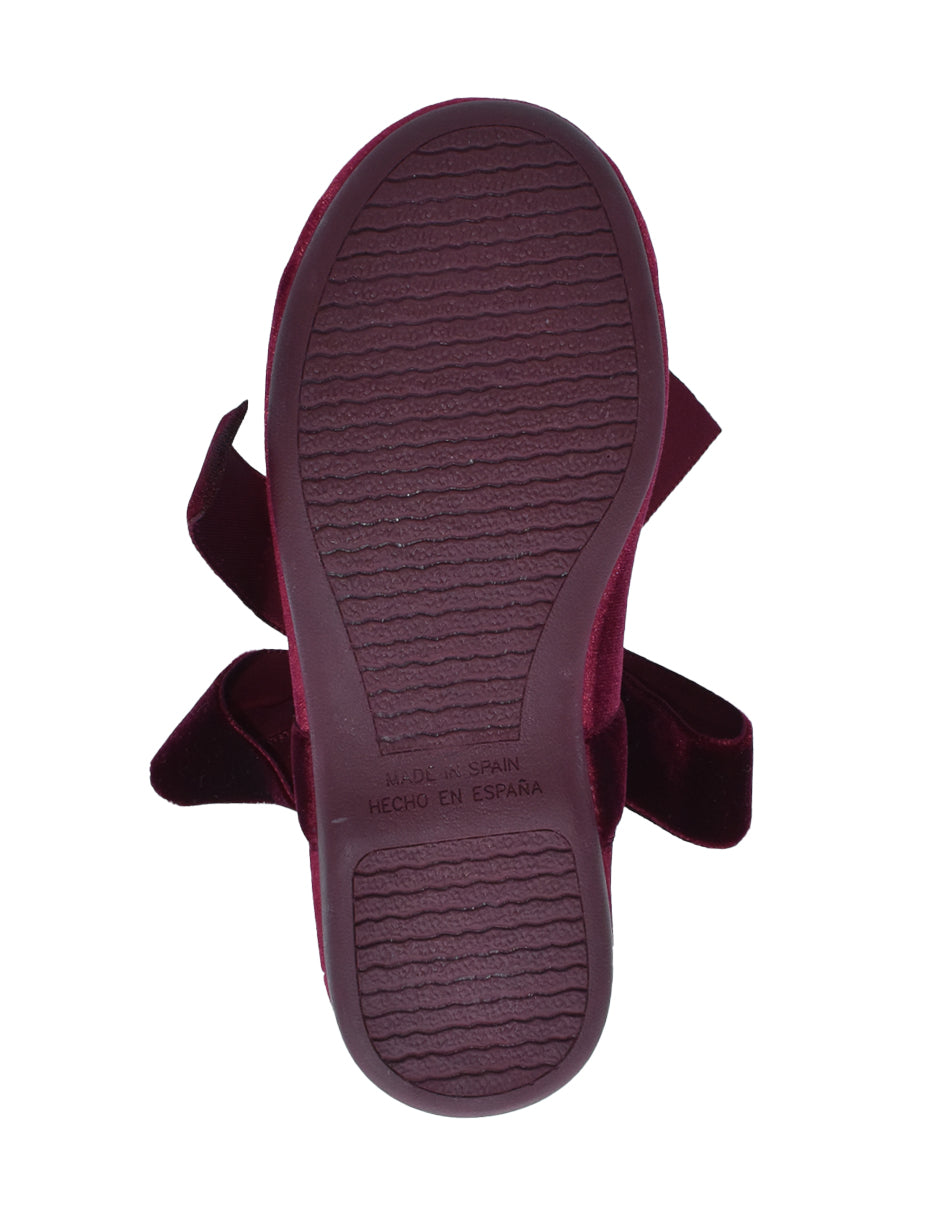 Zapato Niña / Salón Lazo/Terci Rojo -Tokolate
