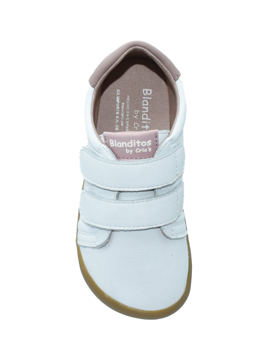 Zapato Barefoot Niña Deportivo Suela Baja Rosa -Blanditos