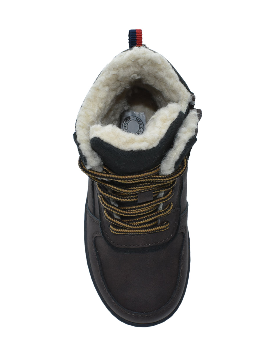 Botin Niño Forro Borrega