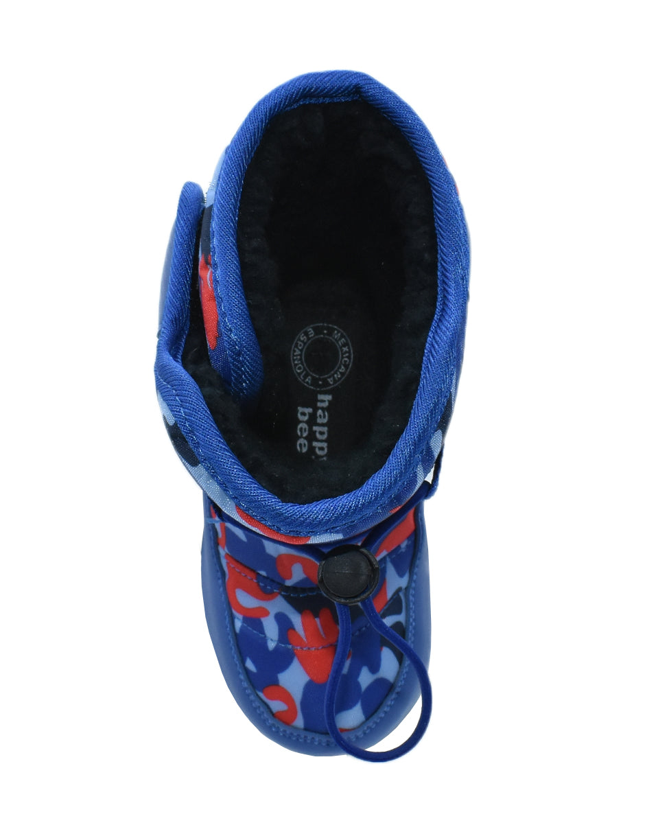 Bota Niño Nieve Cierre Resorte