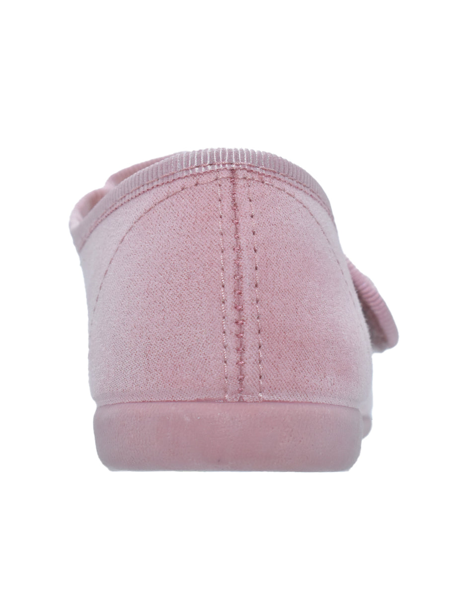 Zapato Niña/ Merceditas Correa Rosa -Tokolate