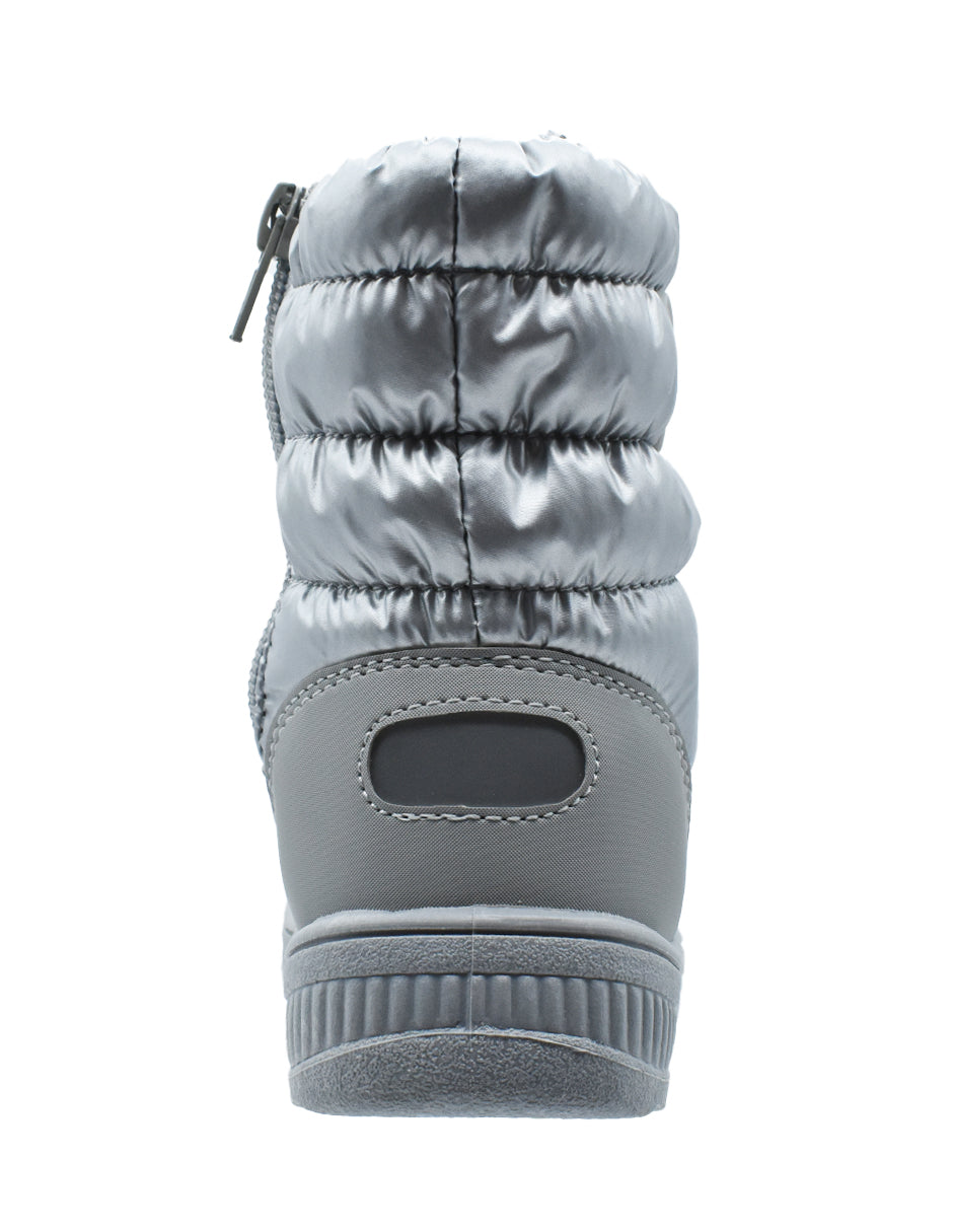 Bota Baja Georgie Boy Gris con Forro Borrega para Niña