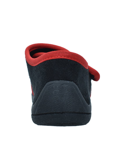 Pantufla Georgie Boy Rojo Negro Diseño Spiderman con Luces para Niño