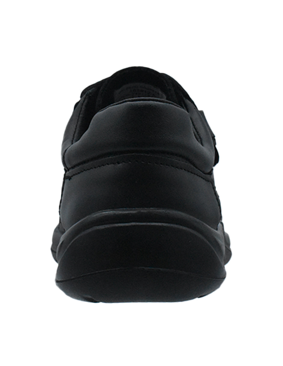 Zapatos Escolar Coqueta Negros con Dos Velcros para Niño