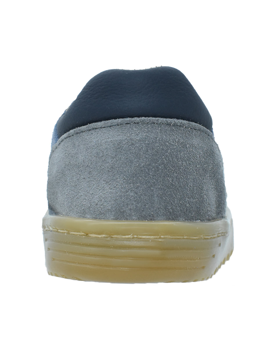 Zapato Barefoot Niño Deportivo Resorte Azul -Blanditos