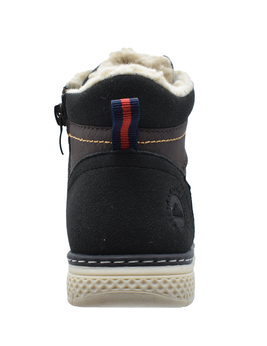 Botin Niño Forro Borrega