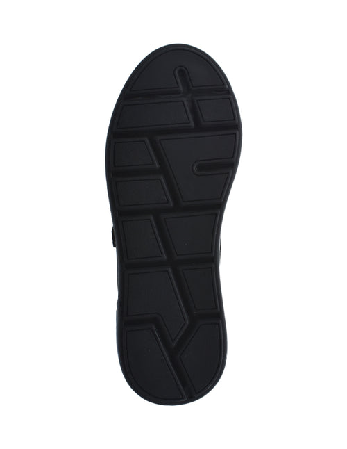 Zapato Escolar Vavito Con Velcro Negros Para Niño