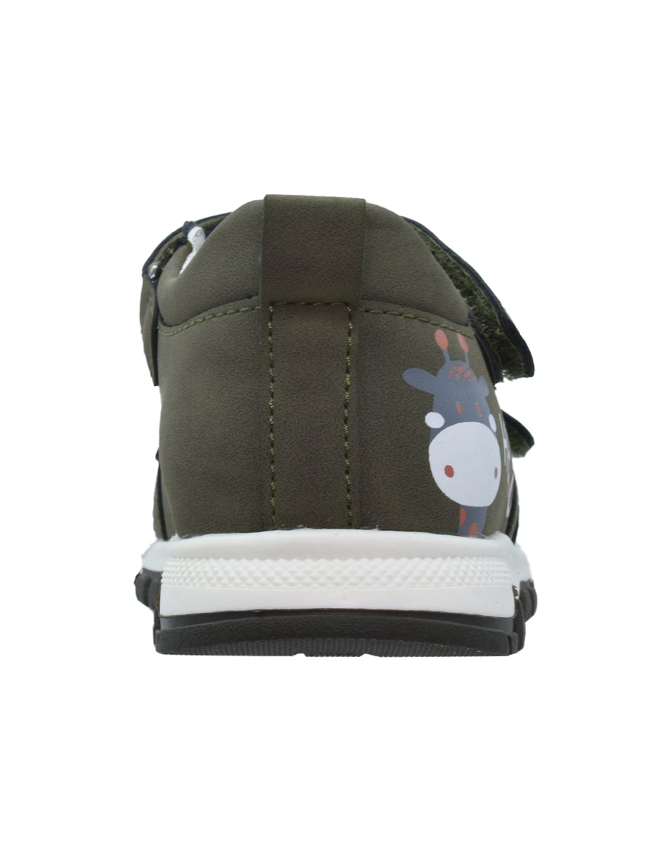 Sandalia  cerrada Niño con Doble Velcro- GEORGIE BOY